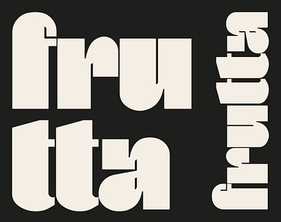 FRUTTA | Brand Identity brand branding design graphic design identity illustration logo typography