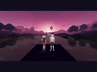 WebXR Cartoon Animation v2 3d a frame animation blender cartoon character illustration web web3d webvr webxr