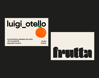 FRUTTA | Brand Identity brand branding design graphic design identity illustration logo