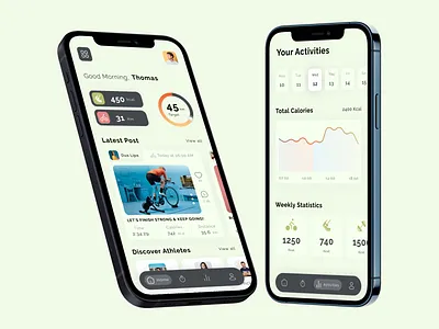 Fit Squad Mobile App UXUI Design athletesfitnessapp fitnessappdesign fitnesscommunity fitnessgoals fitnessjourney healthandwellness mobileappuxui trackyourprogress workoutapp workoutmotivation