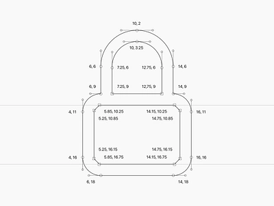 Mozilla Firefox Icon System, Stroke Weights browser custom icons decimal values firefox grid icon icon system icons lock mozilla stroke ui