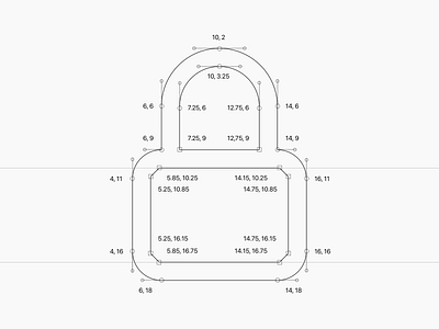 Mozilla Firefox Icon System, Stroke Weights browser custom icons decimal values firefox grid icon icon system icons lock mozilla stroke ui