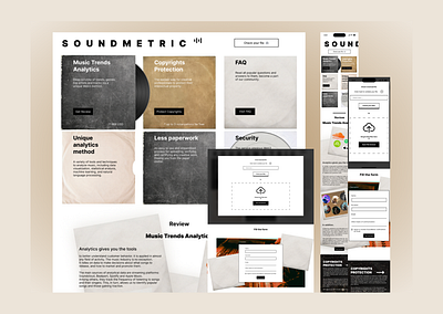 SoundMetric - sounds certification service art branding design graphic design icon illustration logo ui vector web