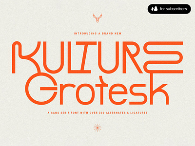Kulture Grotesk — Modern Sans Serif aesthetic chic display download font instagram lettering media modern pixelbuddha sans social typography