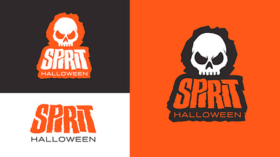 Spirit Halloween Rebrand Exercise branding cartoon corporate identity design halloween illustration logo orlando spirit store