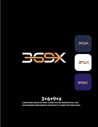 3+6+9+X logo concept