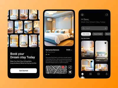 Hotel Booking App ai design app design app ui app ux booking app elegance figma design foryou grace home hotel hotel booking hotel ui hotel ui ux minimal ui design popular room design room ui ui ux