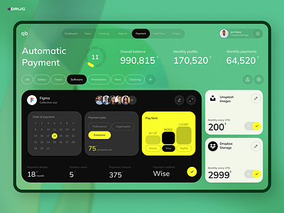 Day_09 | QuickBooks - Finance Service Management app design figma graphic design ui ux