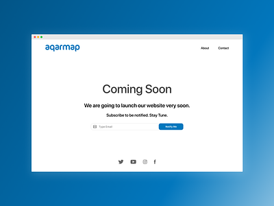 Aqarmap Coming Soon aqarmap coming soon design real estate ui underconstraction user interface ux web design