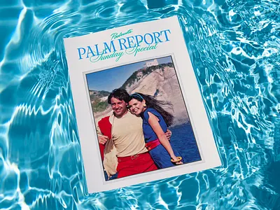 Poolsuite: Palm Report Sunday Special branding design