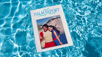 Poolsuite: Palm Report Sunday Special branding design