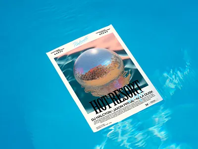 Poolsuite: Hot Resort Event design