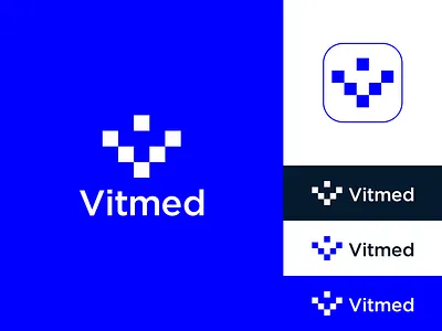 MEDICAL INDUSTRY LOGO abstract logo brand identity clinic design graphic design illustration logo logo design logo portfolio mark medical minimal logo negative space logo pharmacy pixel plus simple v letter logo vector y letter logo