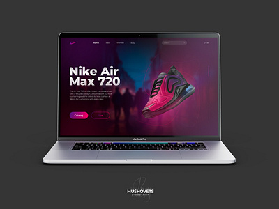 The main screen of the sneakers website branding graphic design screen sneakers ui web desingn website