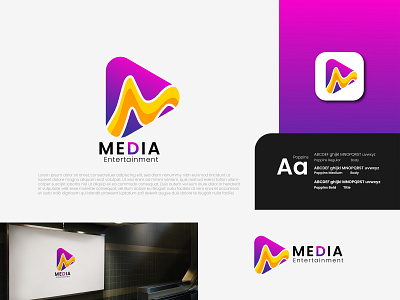 Logo, Logo Design & Brand Identity Design, Minimalist Design. app icon best logo brand identity brand logo branding business logo design graphic design letter logo letter m logo logo logo design logo icon logofolio minimalist logo modern logo play logo symbol