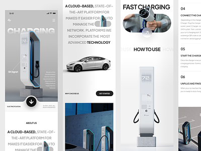 EV Charging Website Homepage(Mobile Responsive) auto awe battery charger charging station electric electric car electric vehicle ev ev charger ev website mobile responsive responsive we web web design website