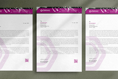 Letterhead Design branding business letterhead letterhead design letterheads modern print stationary template