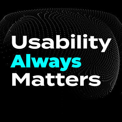 Usability Always Matters clean design figma instagram post minimal modern post scifi social
