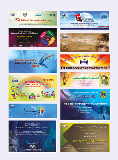 Different Events Theme Design design work