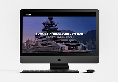 MarineGuard graphic design website design