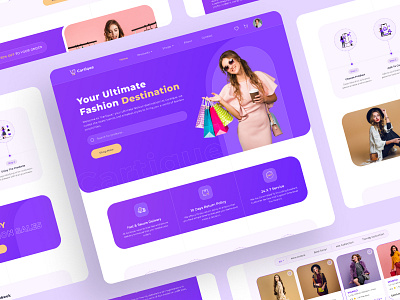 Fashion E-commerce Landing Page 👚 agileinfoways design fashion landing page landing ui ui user interface web design