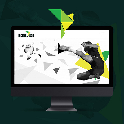 Richarlison / Soccer Player - Webdesign branding design graphic design ux webdesign