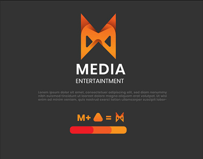 Media Entertaintment logo design bestlogo brandidentity branding design graphic design illustration logo logodesign logofolio playlogo vectplus