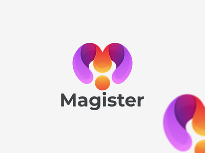 Magister branding design graphic design icon logo m coloring m icon m logo