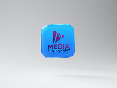 Media Entertainment Logo (UNUSED) branding design graphic design illustration logo logo design typography ui ux vector