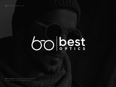 Optical logo design bo branding ecommerce eye eyewear icon lab letter mark logo logo design logo designer mark minimalist logos modern logo optical optics patient symbol tech top