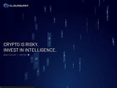 Fintech Crypto Marketing Page 3d animation cyber cybersecurity design landingpage marketing motion graphics