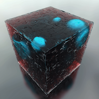 Blue Blobs 3d animation cinema4d simulation soft body