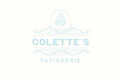 Colette's Patisserie bakery branding french logo patisserie