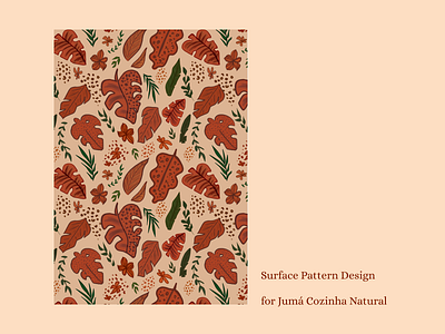 Jumá Cozinha Natural - Pattern Design branding digital illustration pattern design procreate