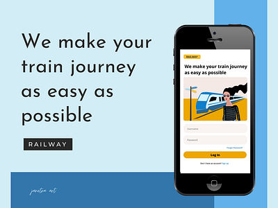 Ticketing App UI for Train Booking app design branding customised art design graphic design illustration illustrator product design ui uiux designer ux web design