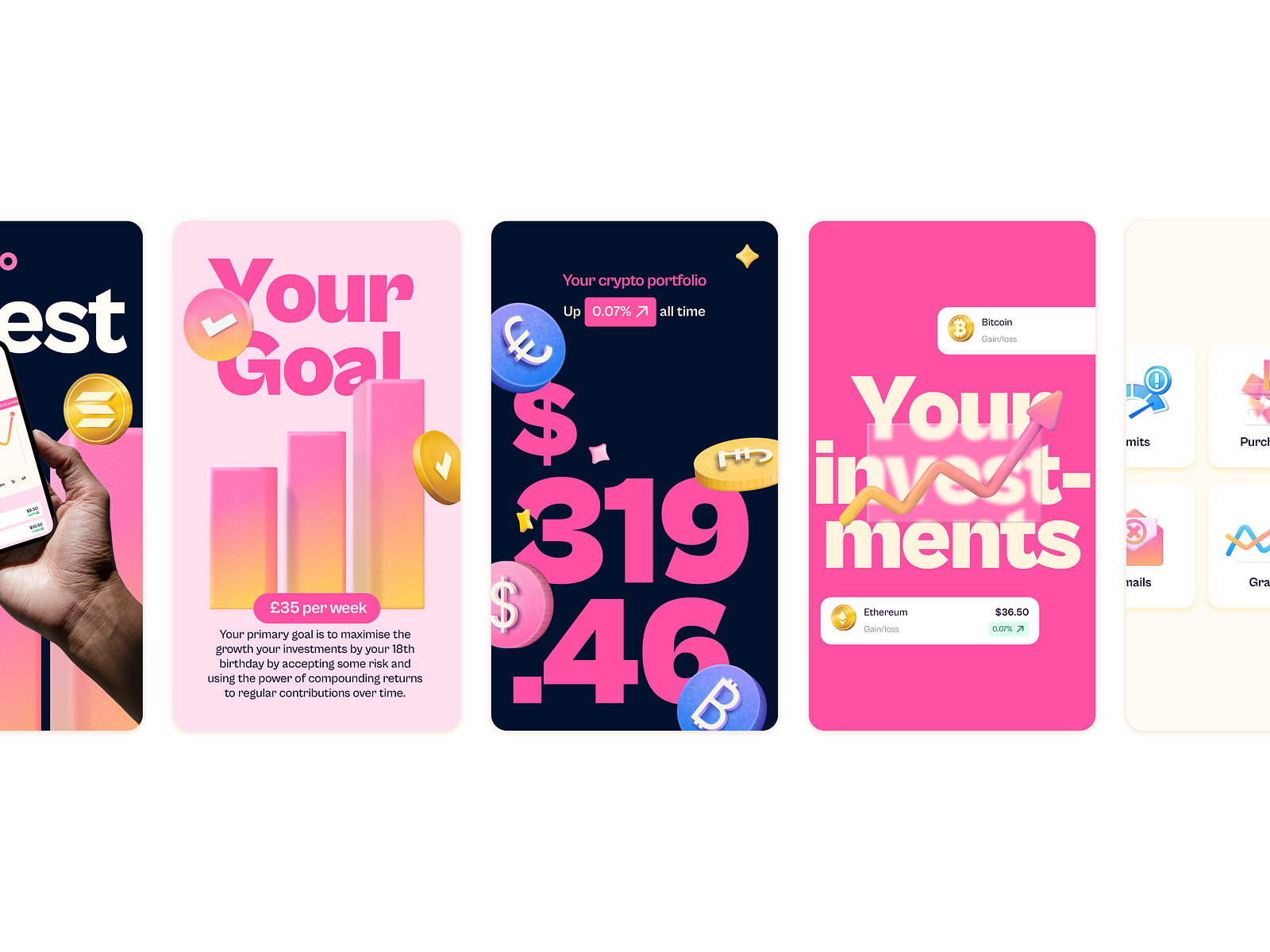 GoHenry Invest by Alyssa Ordillano on Dribbble