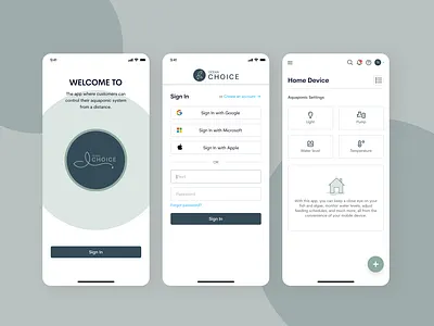 Ocean Choice - Mobile App app branding design graphic design illustration logo mobile app typography ui ux vector