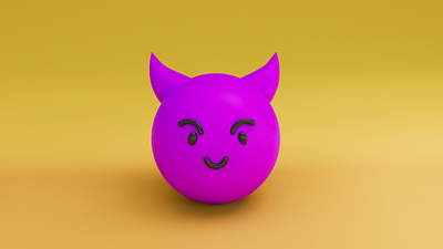 Angry emoji 3d angry character emoji emotion purple simple yellow