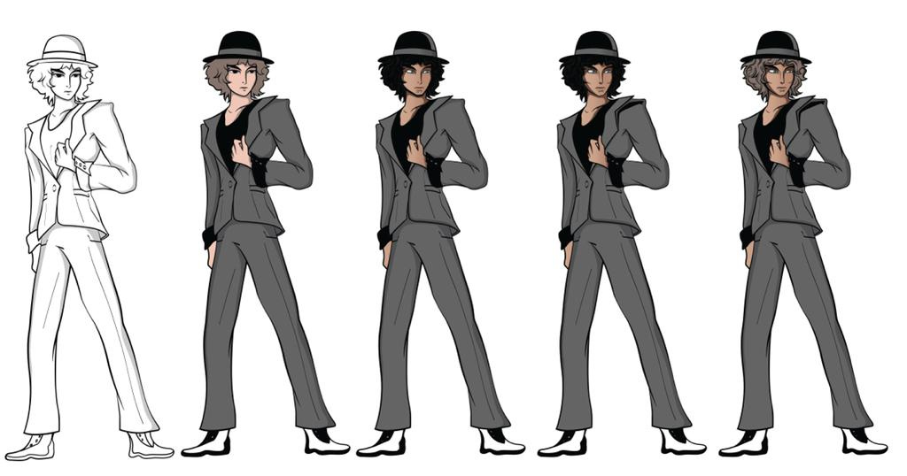 OC Art in OVA Style anime characterdesign comic designticks digitalart graphic design illustration jojosbizzareadventure mangaart ovastyleart