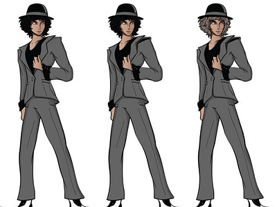 OC Art in OVA Style anime characterdesign comic designticks digitalart graphic design illustration jojosbizzareadventure mangaart ovastyleart