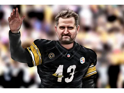 Digital Painting - Fan Art adobeillustrator design designticks digitalart digitalpainting footballart graphic design illustration nba painting sportsartwork