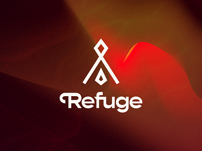 Refuge logo branding desert design graphic design illustration illustrator logo logo mark vector