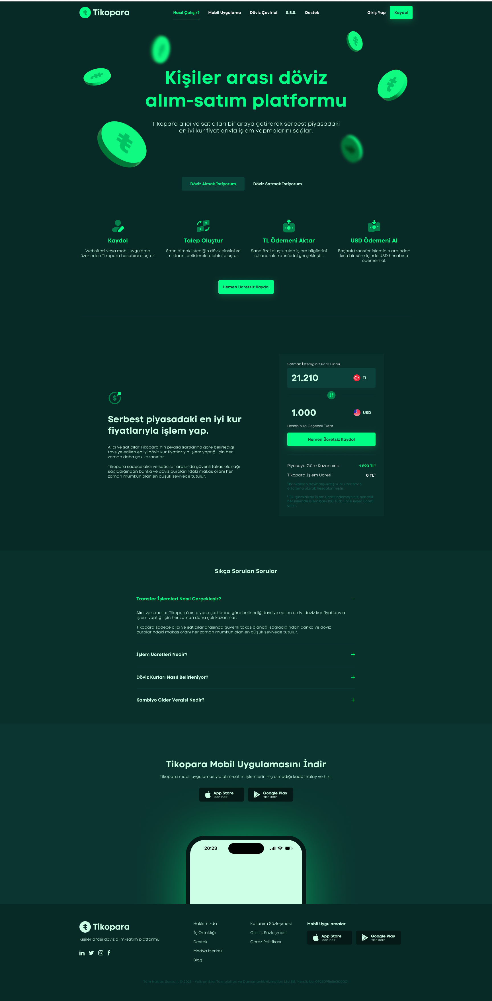 Tikopara branding currency mobile app pay payment token usd