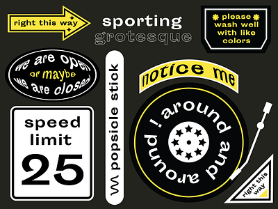 Sporting Grotesque Is My Favorite Font adobe illustrator font graphic design illustration typography