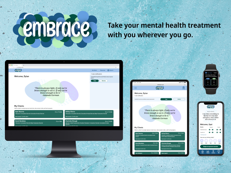 Embrace Mental Health App Mockups by Katelen on Dribbble