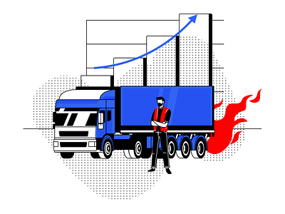 Get Truck Illustration car illustration logistics truck van