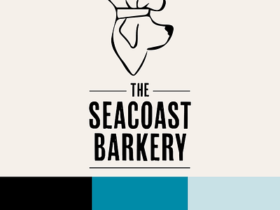 The Seacoast Barkery brand identity branding design graphic design logo