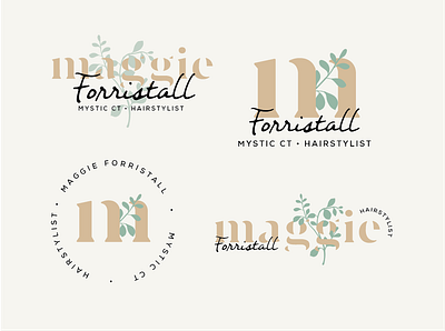 Maggie Forristall - Hairstylist brand brand designer branding graphic designer hairstylist logo logo design logo designer mark salon logo symbol