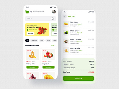 Grocery App UI Kit app app design design ecommerce app figma food app grocery app mobile app online shop product ui ui design ui kit ui8 uiuxdesign