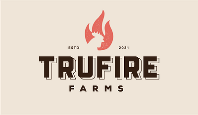 Trufire Farms brand brand designer branding farm logo food brand food logo graphic designer graphics logo logo design logo designer logos restuarant branding shirt designer trufirefarms tshirt design